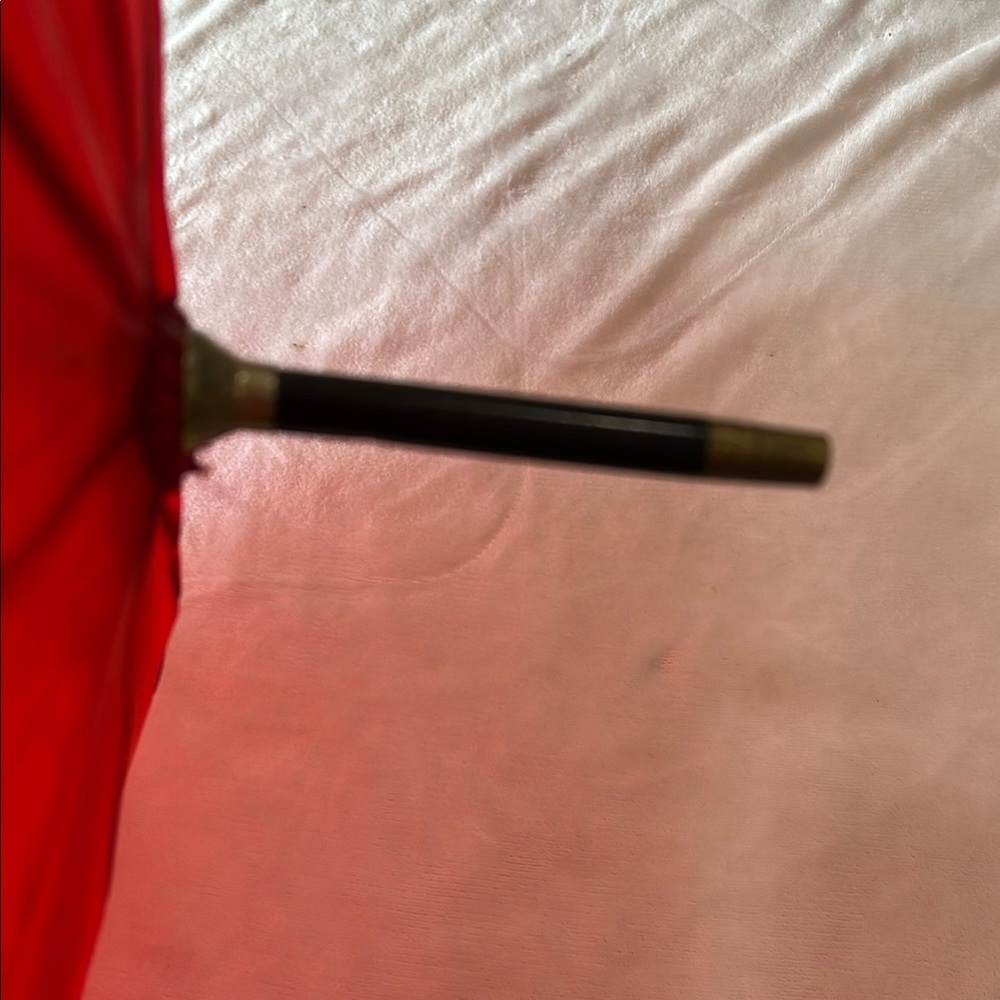 Vintage Yves Saint Laurent Red Umbrella - Picture 5 of 9